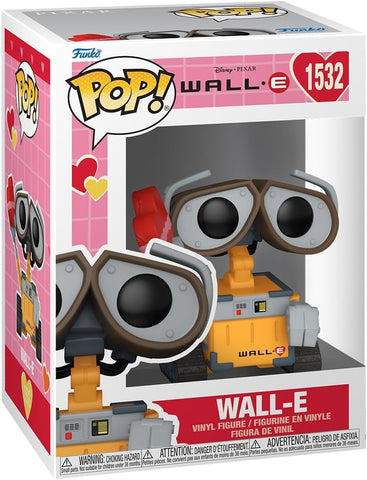 POP! Disney #1532: Wall-E (Valentine Edition) (Funko POP!) Figure and Box w/ Protector
