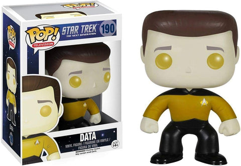 POP! Television #190: Star Trek The Next Generation - Data (Funko POP!) Figure and Box w/ Protector (Box Damage)