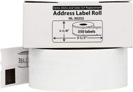 30252 Address Labels (1-1/8" x 3-1/2") with Removable Adhesive - Compatible with DYMO LW 450 (HOUSELABELS) New