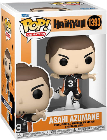 POP! Animation #1393: Haikyu!! - Asahi Azumane (Funko POP!) Figure and Box w/ Protector