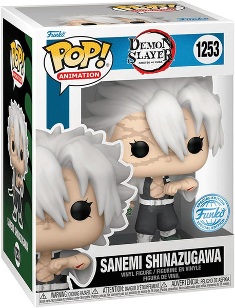POP! Animation #1253: Demon Slayer - Sanemi Shinazugawa [Special Edition] (Funko POP!) Figure and Box w/ Protector