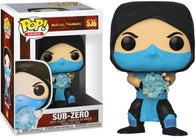 POP! Games #536: Mortal Kombat - Sub-Zero (Funko POP!) Figure and Box w/ Protector