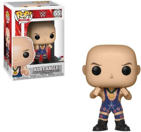 POP! WWE #55: Kurt Angle (Funko POP!) Figure and Box w/ Protector