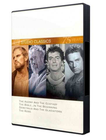 20th Century Fox Studio Classics - 75 Years (The Agony and the Ecstasy / The Bible / Demetrius and the Gladiators / The Robe) (DVD) Pre-Owned