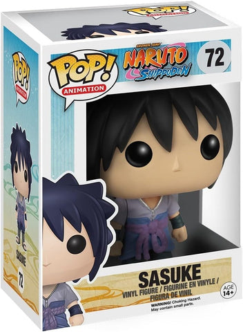 POP! Animation #72: Shonen Jump  - Naruto Shippuden - Sasuke (Funko POP!) Figure and Box w/ Protector
