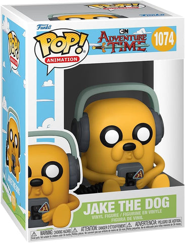 POP! Animation #1074: Adventure Time - Jake The Dog (Cartoon Network) (Funko POP!) Figure and Box w/ Protector