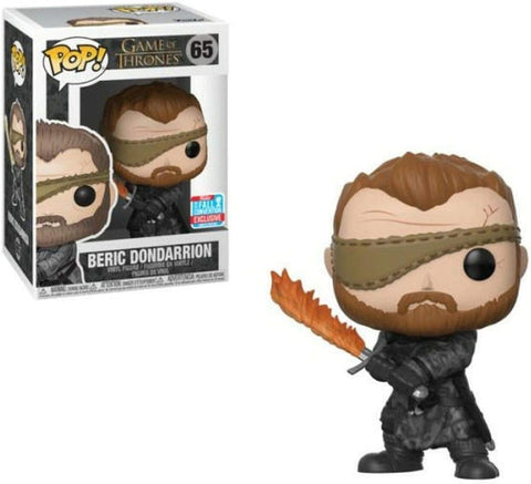POP! Game of Thrones #65: Beric Dondarrion (2018 Fall Convention Exclusive Limited Edition) (Funko POP!) Figure and Box w/ Protector