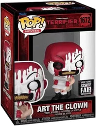 Funko POP! Movies #1672: Terrifier - Art The Clown [Hot Topic Scare Fair '24 Exclusive] (Funko POP!) Figure and Box w/ Protector