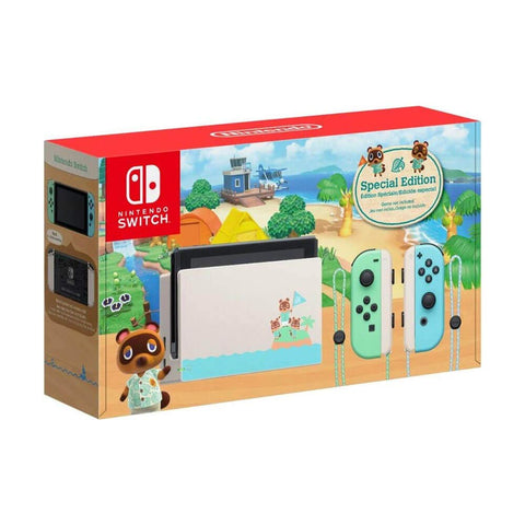 System - Animal Crossing: New Horizons Edition (Nintendo Switch) Pre-Owned w/ Docking Station + Joy Cons + Hookups (In-Store Sale and Pick Up ONLY)