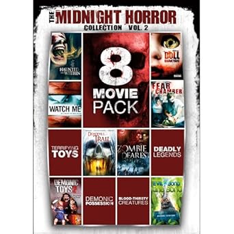 The Midnight Horror Collection Vol 2 (8 Movie Pack) (DVD) Pre-Owned