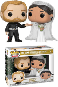 POP! Royals 2 Pack: The Duke & Duchess of Sussex (Funko POP!) Figure and Box