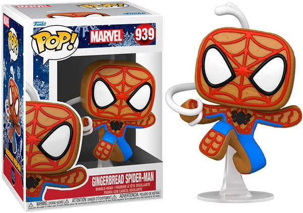 POP! Marvel #939: Gingerbread Spider-Man (Funko POP!) Figure and Box w/ Protector