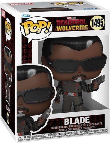 POP! Marvel Studios #1495: Deadpool & Wolverine - Blade (Funko POP!) Figure and Box w/ Protector