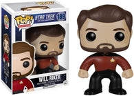 POP! Television #189: Star Trek The Next Generation - Will Riker (Funko POP!) Figure and Box w/ Protector (Box Damage)