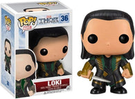 POP! Marvel #36: Thor The Dark World - Loki (Funko POP!) Figure and Box w/ Protector