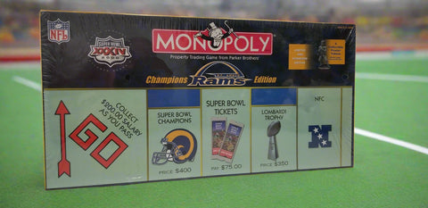 Monopoly: St. Louis Rams Champions Edition (Hasbro) (USAopoloy) (Board Game) New