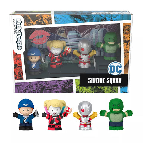 Suicide Squad 4 Figure Set (Little People Collector) (Fisher-Price) NEW