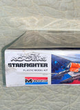 Monogram Plastic Model Kits / 6030-0100 / 1979 / "Buck Rogers" STARFIGHTER / Plastic Model Kit Molded in Off-White / Made in USA / NEW in Damaged Box