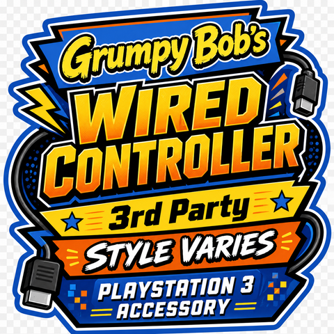 Wired Controller - 3rd Party (Style Varies) (Playstation 3) Pre-Owned - $12.99