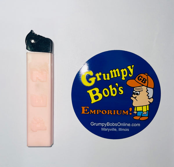 Vintage / HARD TO FIND! / PEZ Pink/Black Dispenser / No Feet / Austria / Patent No. 2620, 061 / Pre-Owned / SEE PHOTOS