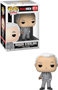 POP! Television #911: Mad Men - Roger Sterling (Funko POP!) Figure and Box w/ Protector