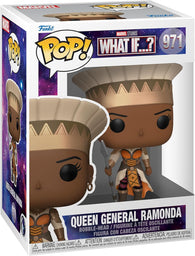 POP! Marvel Studios #971: What If…? Queen General Ramonda (Funko POP!) Figure and Box w/ Protector