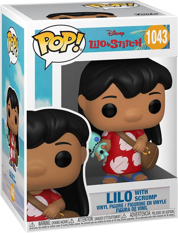 POP! Disney #1043: Lilo & Stitch - Lilo With Scrump (Funko POP!) Figure and Box w/ Protector