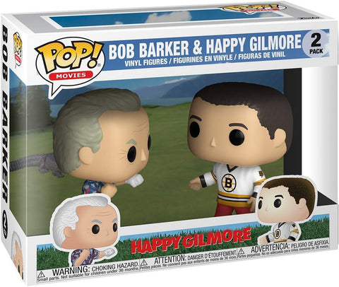 POP! Movies: Bob Barker & Happy Gilmore 2 Pack (Funko POP!) Figure and Box