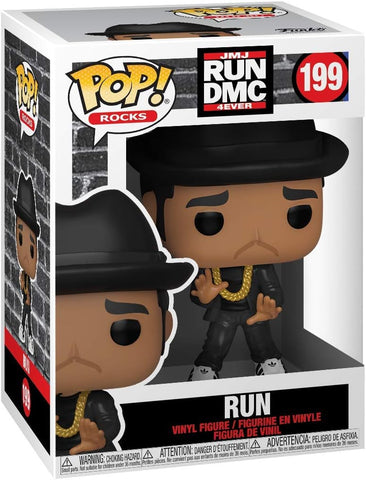POP! Rocks #199: Run DMC - RUN (Funko POP!) Figure and Box w/ Protector