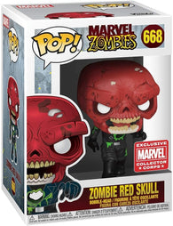 POP! Marvel Zombies #668: Zombie Red Skull (Exclusive Collector Corps) (Funko POP!) Figure and Box w/ Protector