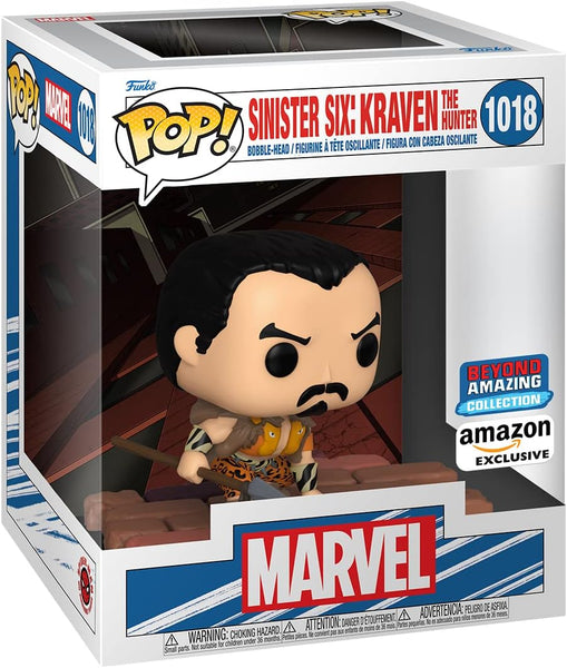 POP! Marvel #1018: Sinister Six - Kraven The Hunter (Beyond Amazing Collection) (Amazon Exclusive) (Funko POP!) Figure and Box
