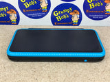 System - Black & Turquise (New Nintendo 2DS XL) Pre-Owned w/ Stylus, Charger, AR Cards, Quick Start Insert, Cardboard Insert, and Box (As Pictured)