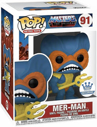 POP! Retro Toys #91: Masters of the Universe - Mer-Man (Funko.com Exclusive) (Funko POP!) Figure and Box w/ Protector