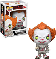 POP! Movies #472: IT - Pennywise with Boat (Funko POP!) Figure and Box w/ Protector