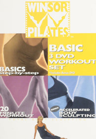 Winsor Pilates: Basic 3 DVD Workout Set (Basics Step-by-Step / 20 Minute Workout / Accelerated Body Sculpting) (DVD) Pre-Owned