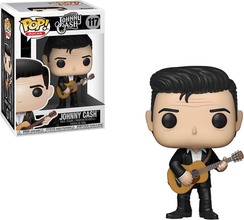 POP! Rocks #117: Johnny Cash (Funko POP!) Figure and Box w/ Protector