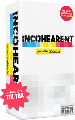 Incohearent: Guess The Gibberish (Adult Card Games) NEW