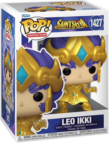 POP! Animation #1427: Saint Seiya Knights of The Zodiac - Leo Ikki (Funko POP!) Figure and Box w/ Protector