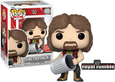 POP! WWE #105: Cactus Jack (GameStop Exclusive) (Funko POP!) Figure and Box w/ Protector