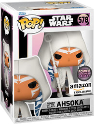 POP! Star Wars #578: Power of The Galaxy - Ahsoka (Amazon Exclusive) (Funko POP!) Figure and Box w/ Protector