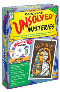 “Unsolved” Mysteries (Real-Life Reading Centers) (Listen and Read-Along CD) NEW
