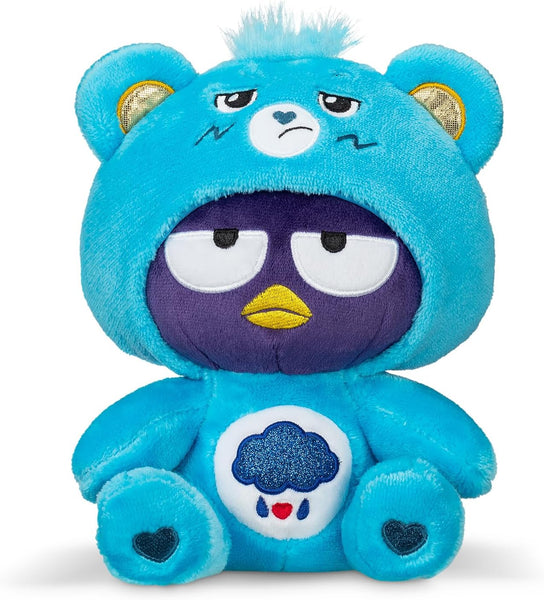 Hello Kitty and Friends x Care Bears: Badtz-Maru Dressed As Grumpy Bear- 8in (Plush) NEW