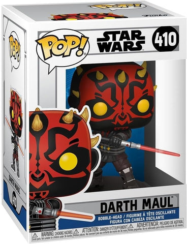 POP! Star Wars #410: Darth Maul (Funko POP!) Figure and Box w/ Protector