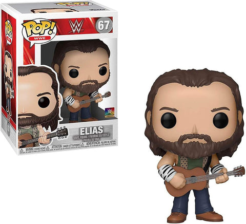 POP! WWE #67: Elias (Funko POP!) Figure and Box w/ Protector (Box Damage)