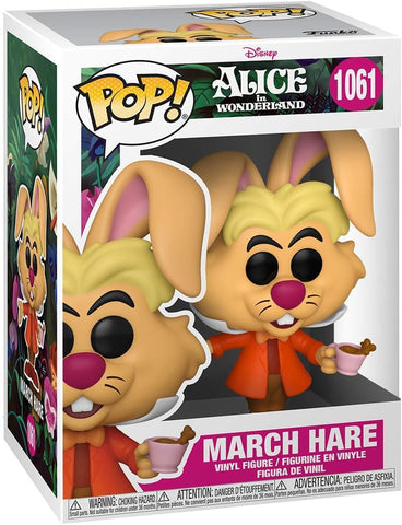 POP! Disney #1061: Alice in Wonderland - March Hare (Funko POP!) Figure and Box w/ Protector