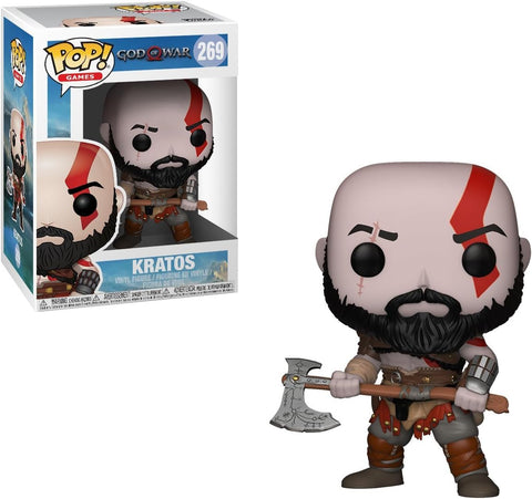 POP! Games #269: God of War - Kratos (Funko POP!) Figure and Box w/ Protector
