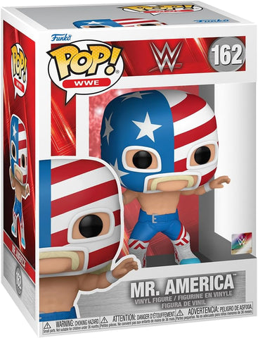POP! WWE #162: Mr. America (Funko POP!) Figure and Box w/ Protector