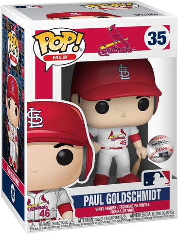 POP! MLB #35: Paul Goldschmidt (St Louis Cardinals) (Funko POP!) Figure and Box w/ Protector