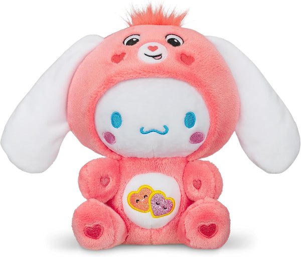 Hello Kitty and Friends x Care Bears: Cinnamoroll Dressed As Love-a-Lot Bear - 8in (Plush) NEW