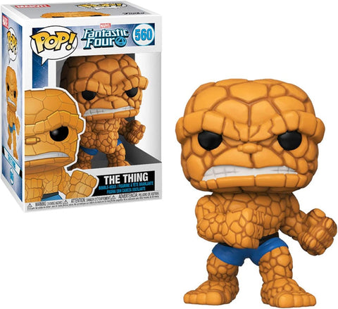 POP! Marvel #560: Fantastic Four - The Thing (Funko POP!) Figure and Box w/ Protector